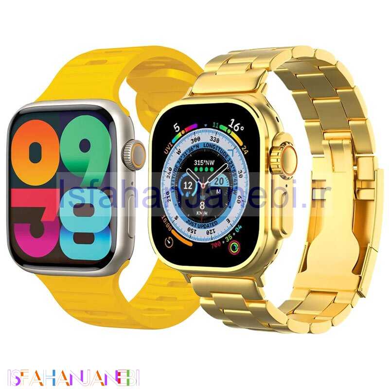 اصفهان جانبی-پک دو عددی ساعت هوشمند ZTFit i60 Golden 49mm
