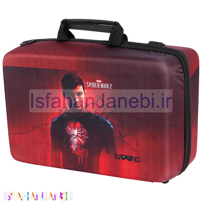 اصفهان جانبی-کیف کنسول بازی PS5 Slim طرح Spider Man 2 کد 3