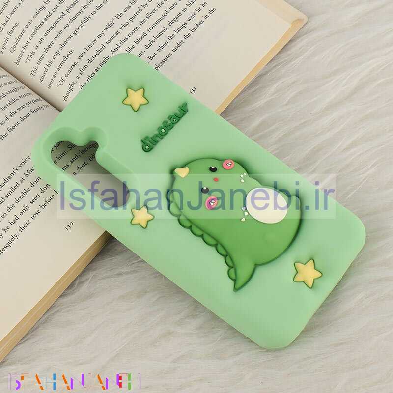 اصفهان جانبی-قاب سیلیکونی فیجت دار سامسونگ Galaxy A55 برجسته طرح Dinosaur