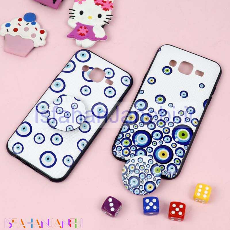 اصفهان جانبی-قاب فانتزی برجسته + پاپ سوکت طرح چشم و نظر سامسونگ J5 سری D