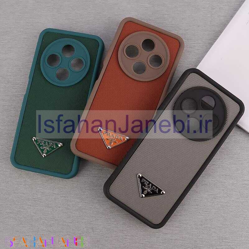 اصفهان جانبی-قاب کبریتی سولید Prada شیائومی Redmi 14C / Poco C75 محافظ لنزدار