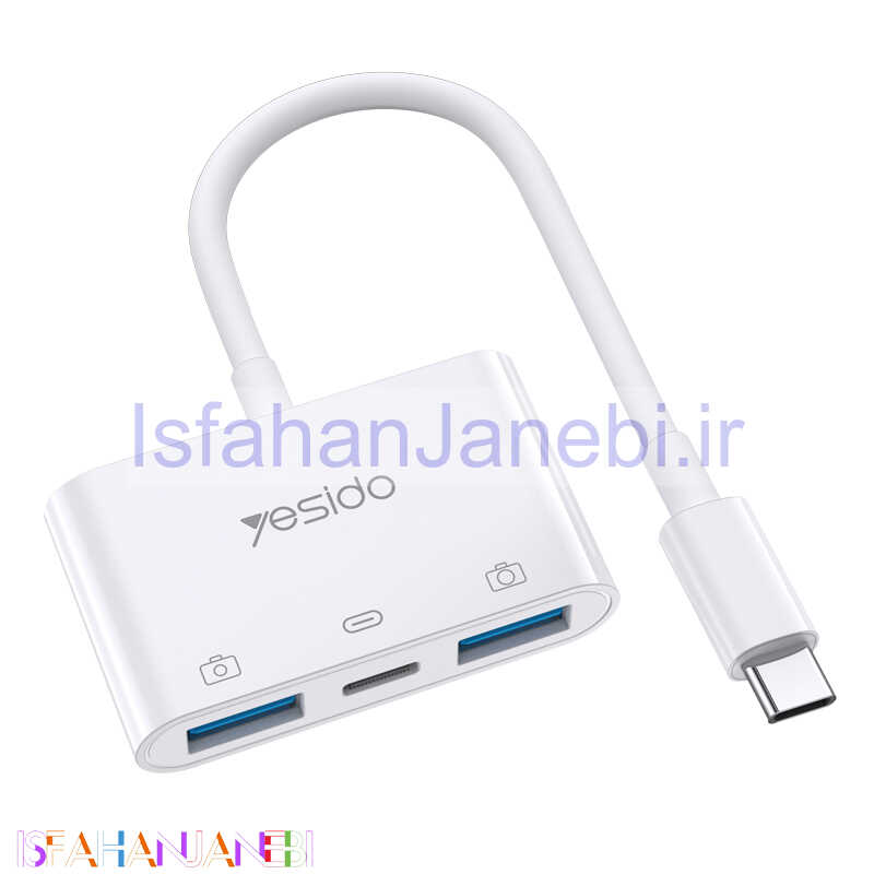 اصفهان جانبی-تبدیل Yesido GS17 OTG USB / Type-C To Type-C