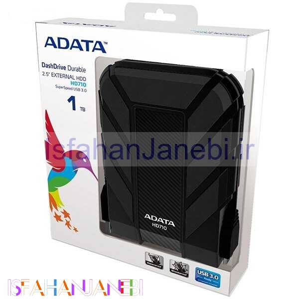 اصفهان جانبی-هارد اکسترنال ای دیتا ADATA HD710 1TB
