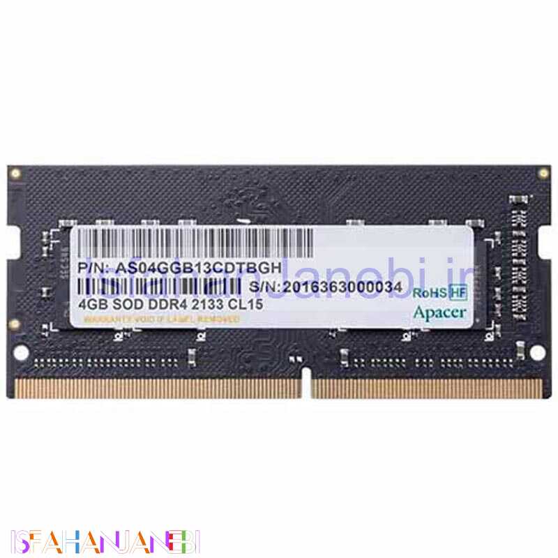 اصفهان جانبی-رم لپ تاپ اپیسر Apacer DDR4 4GB 2133MHz CL15
