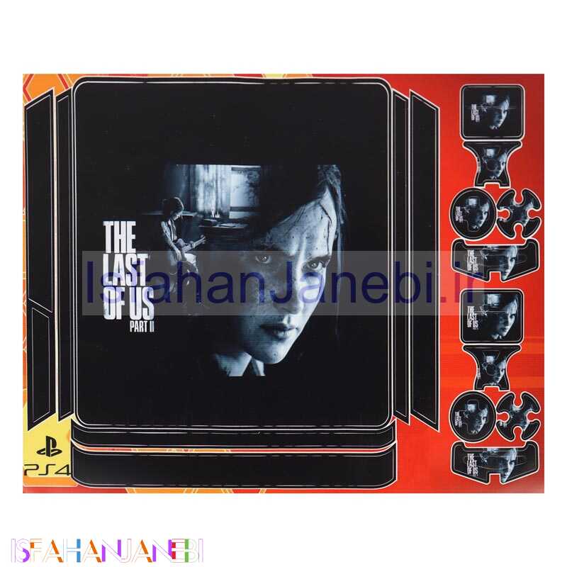 اصفهان جانبی-اسکین پلی استیشن 4 اسلیم طرح the last of us part 2 کد 2