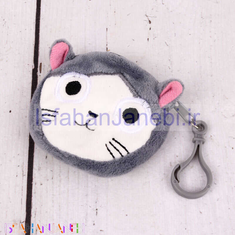 اصفهان جانبی-کیف هندزفری پولیشی طرح گربه