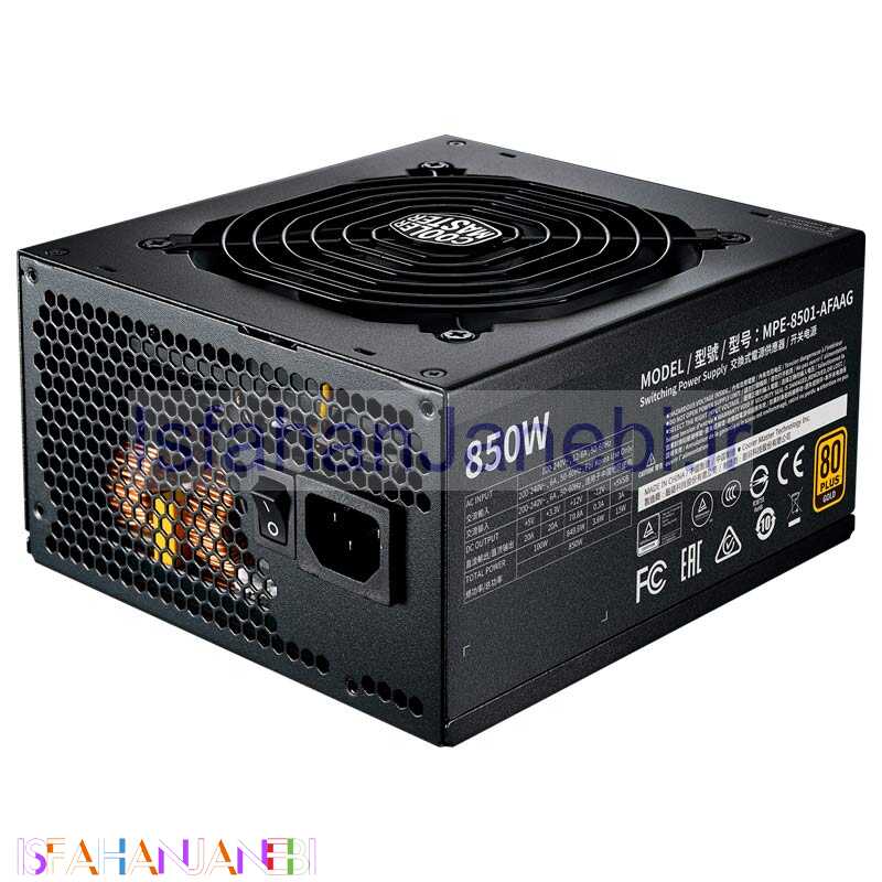 اصفهان جانبی-پاور ماژولار کولر مستر Cooler Master MWE 850 - V2 Gold 850W