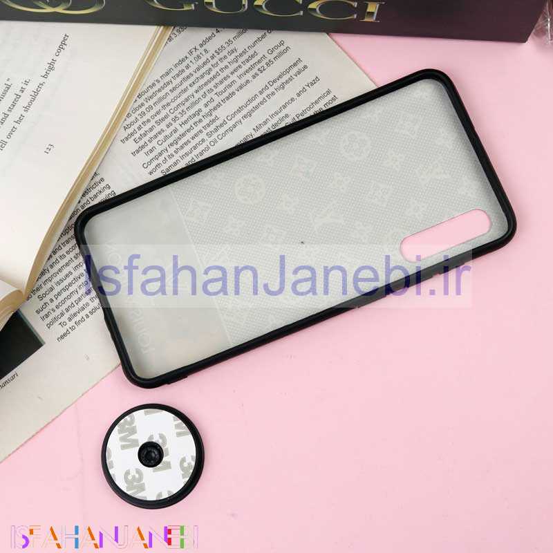 اصفهان جانبی-قاب فانتزی برجسته + پاپ سوکت طرح LV سامسونگ A30s / A50s سری F