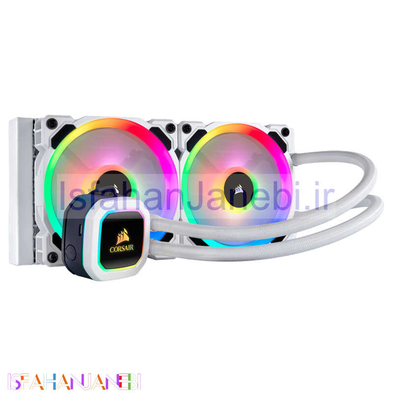 اصفهان جانبی-فن خنک کننده CPU کورسیر Corsair H100i PLATINUM SE ARGB