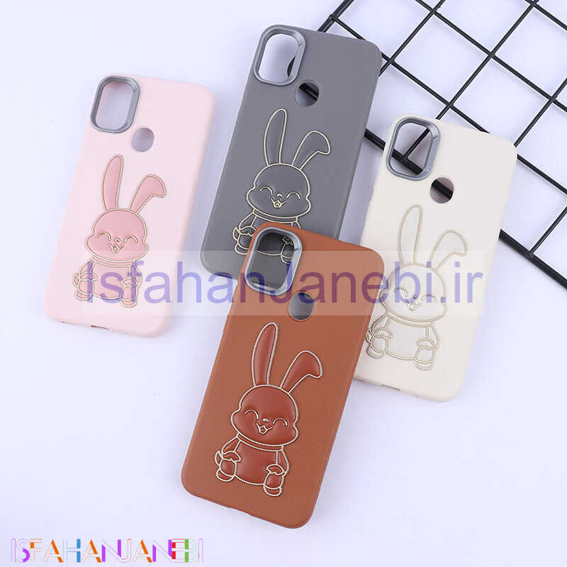 اصفهان جانبی-قاب چرمی ژله ای Leather سامسونگ Galaxy A11 / M11 طرح خرگوش