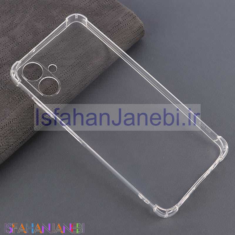 اصفهان جانبی-قاب ژله ای ضربه گیر بی رنگ سامسونگ Galaxy A06 محافظ لنزدار