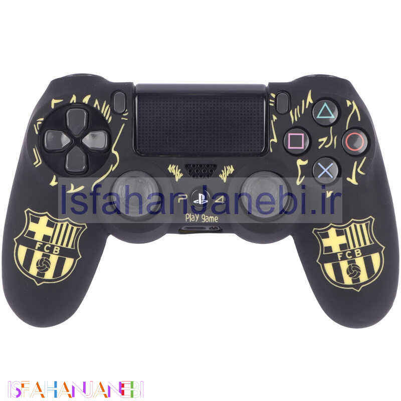 اصفهان جانبی-روکش دسته بازی PS4 طرح Barcelona مشکی زرد
