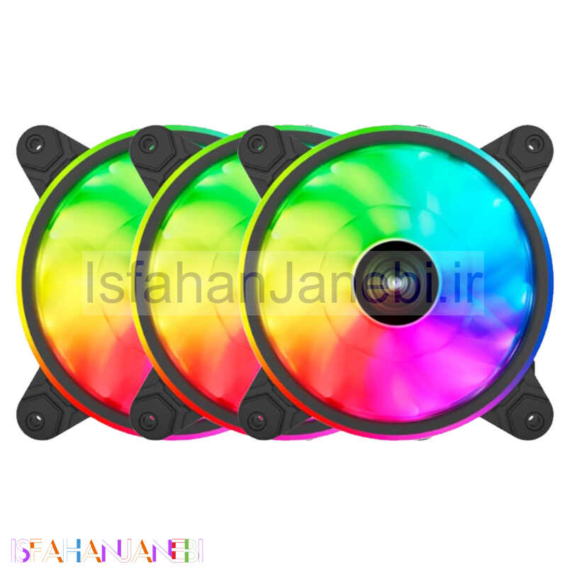 اصفهان جانبی-فن کیس ریدمکس RaidMax NV-T120FBR3 ARGB بسته 3 عددی