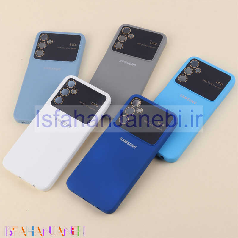 اصفهان جانبی-قاب سیلیکونی Lens Aperture محافظ لنزدار Samsung Galaxy A05s