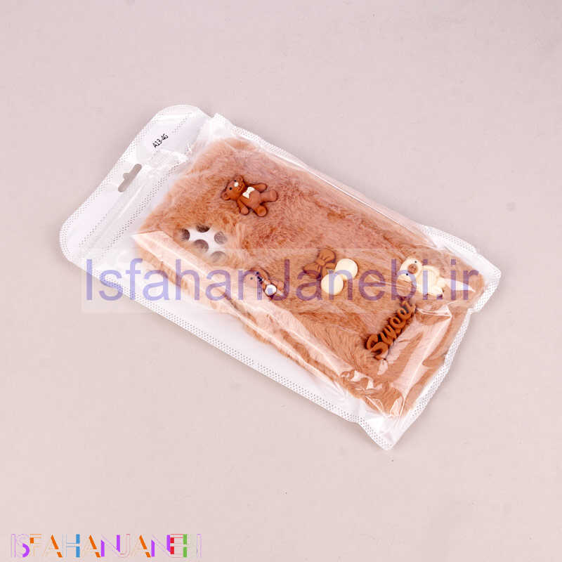 اصفهان جانبی-قاب فانتزی عروسکی پشمالو محافظ لنزدار Samsung Galaxy A13 4G
