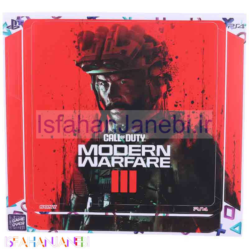 اصفهان جانبی-اسکین پلی استیشن 4 اسلیم طرح Call of Duty Modern Warfare III کد 2