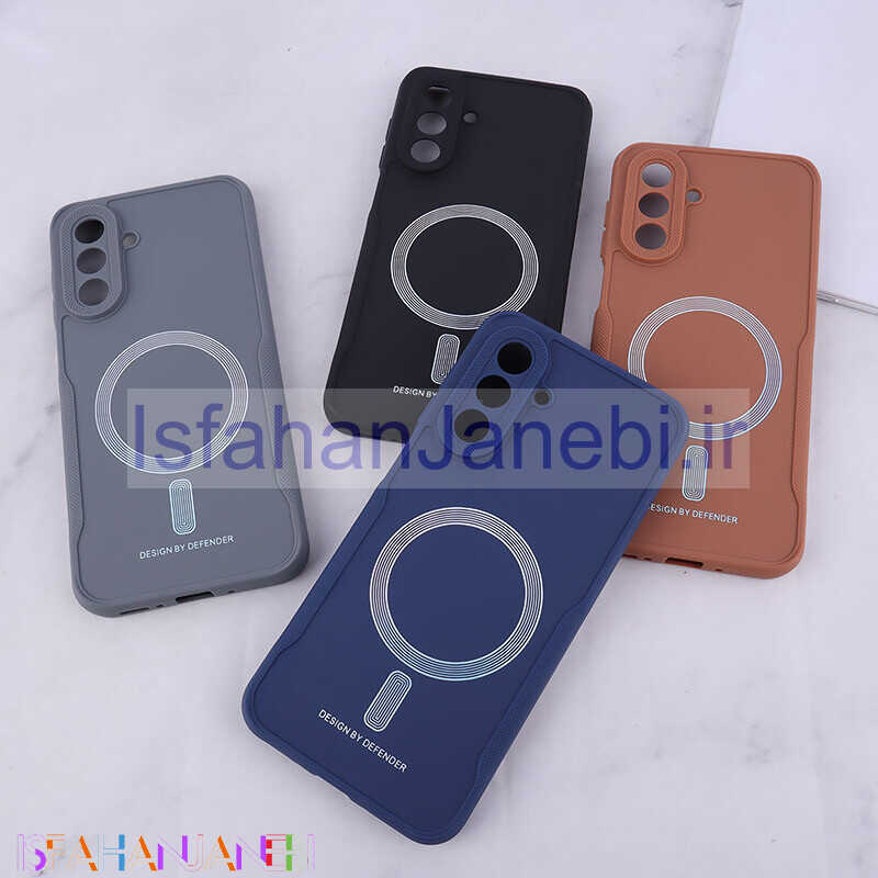اصفهان جانبی-قاب ژله ای Design By Defender سامسونگ Galaxy A26 طرح مگ سیف محافظ لنزدار