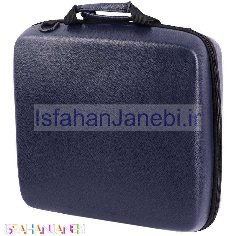 اصفهان جانبی-کیف کنسول بازی PS4 چرمی زمینه سرمه ای