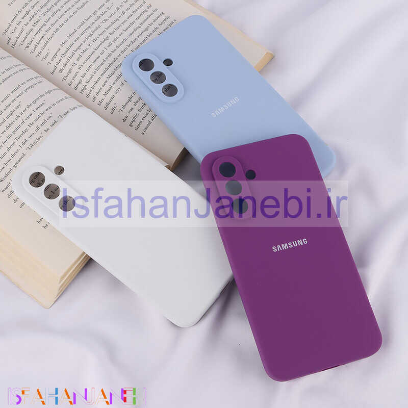 اصفهان جانبی-قاب سیلیکونی اصلی زیربسته سامسونگ Galaxy A56 محافظ لنزدار