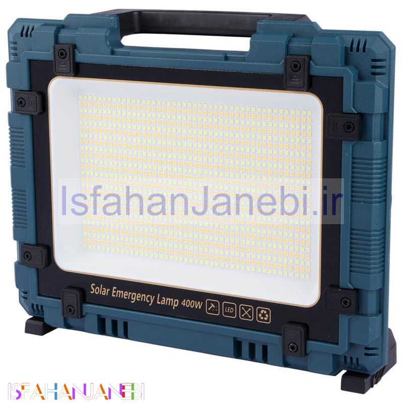 اصفهان جانبی-پروژکتور سیار شارژی و پاور بانک خورشیدی W8109-2