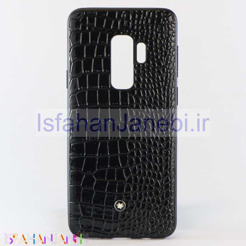اصفهان جانبی-قاب چرمی Mont Blanc سامسونگ S9 Plus مشکی