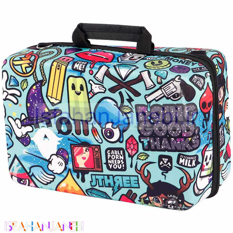 اصفهان جانبی-کیف کنسول بازی PS5 Slim طرح فانتزی