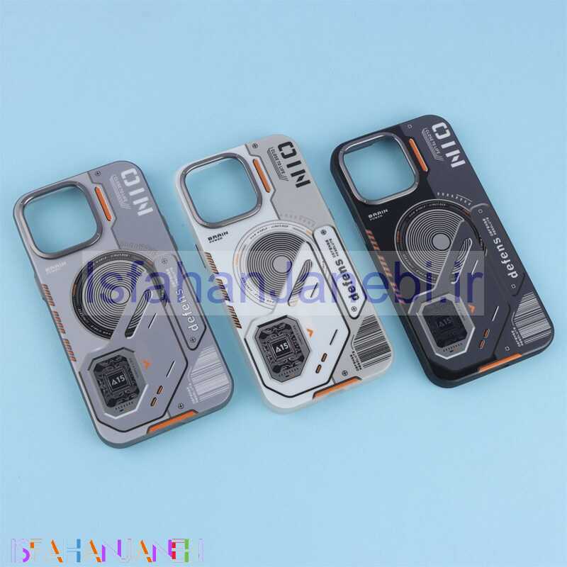 اصفهان جانبی-قاب ضد ضربه اورجینال Q.Series Defens مگ سیف دور رنگی iPhone 15 Pro Max