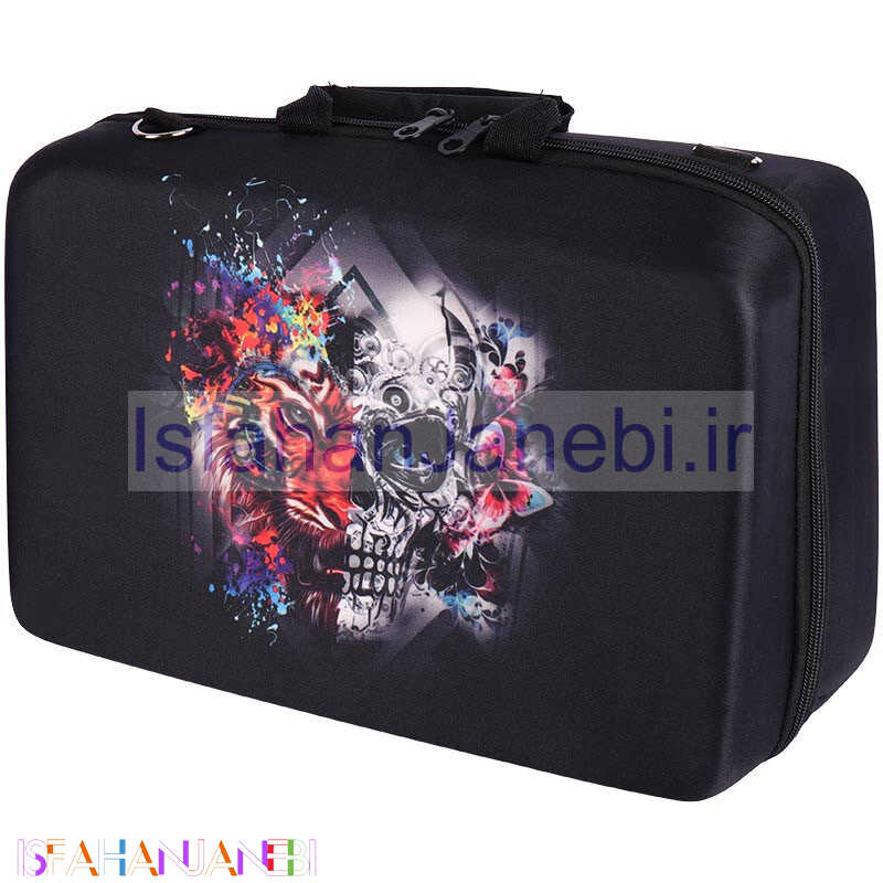 اصفهان جانبی-کیف کنسول بازی PS5 Slim طرح شیر و اسکلت