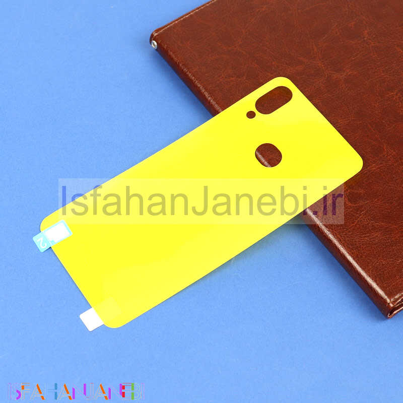 اصفهان جانبی-برچسب پشت تمام چسب زرد Samsung A10s
