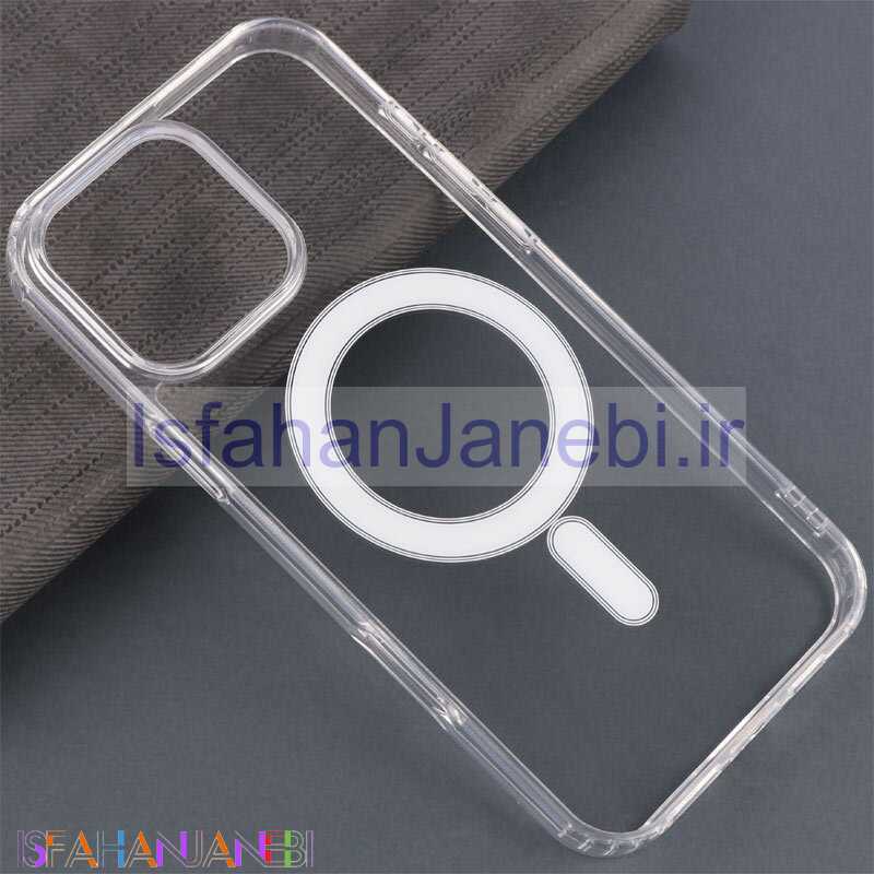 اصفهان جانبی-قاب ضد ضربه مگ سیف Clear Case Magnetic آیفون iPhone 16 Pro Max