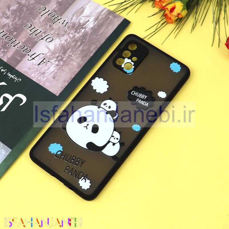 اصفهان جانبی-قاب PC مات محافظ لنزدار طرحدار پاندا Samsung A71