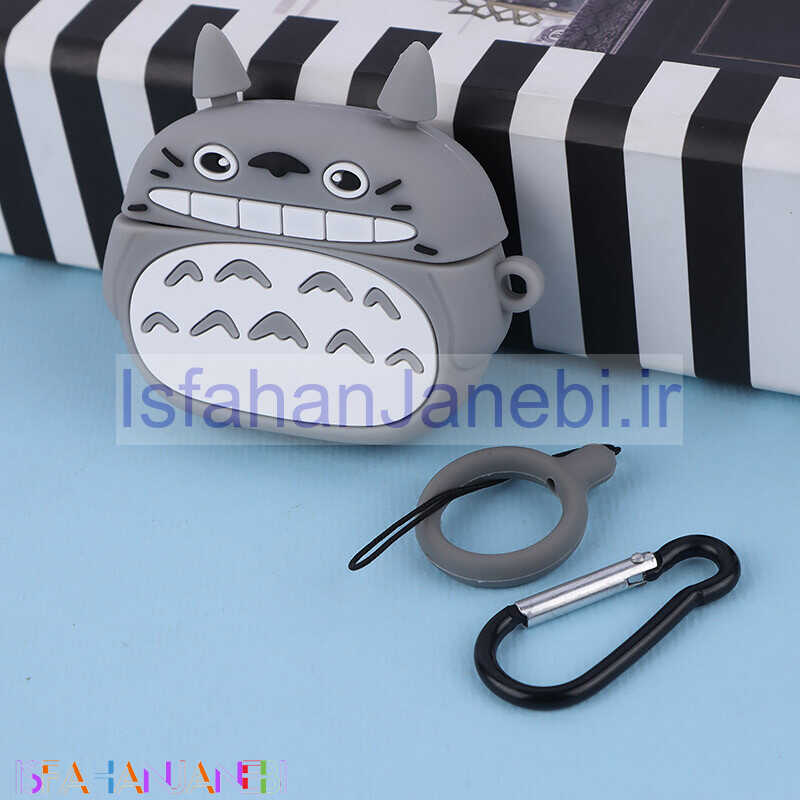 اصفهان جانبی-کاور سیلیکونی عروسکی ایرپاد پرو 2 طرح گربه طوسی