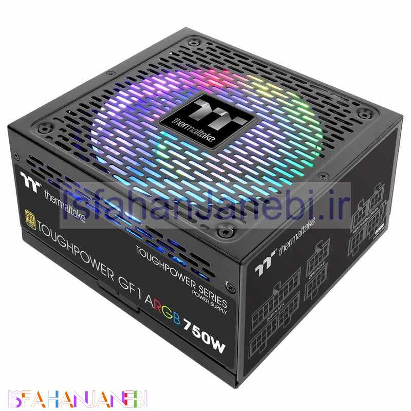 اصفهان جانبی-پاور ترمالتیک Thermaltake Toughpower GF1 ARGB 750W