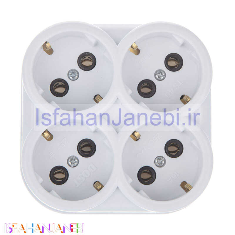اصفهان جانبی-چند راهی 4 خانه برق ارت دار خیام الکتریک Khayam Electric DES-901