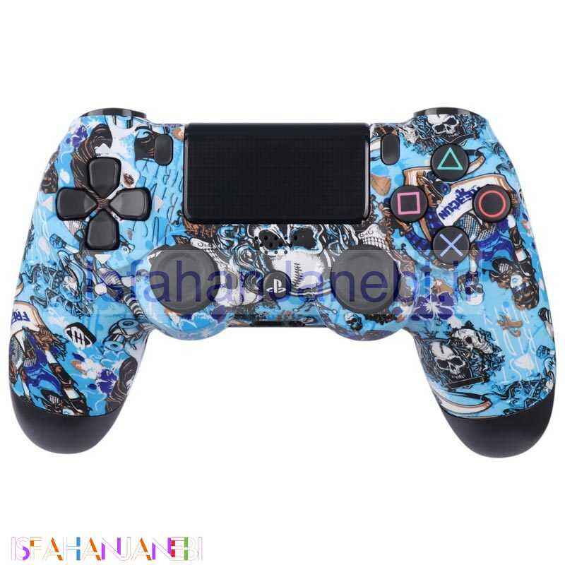 اصفهان جانبی-دسته بازی بی سیم SONY PlayStation 4 DualShock 4 High Copy طرح اسکلت کد 2