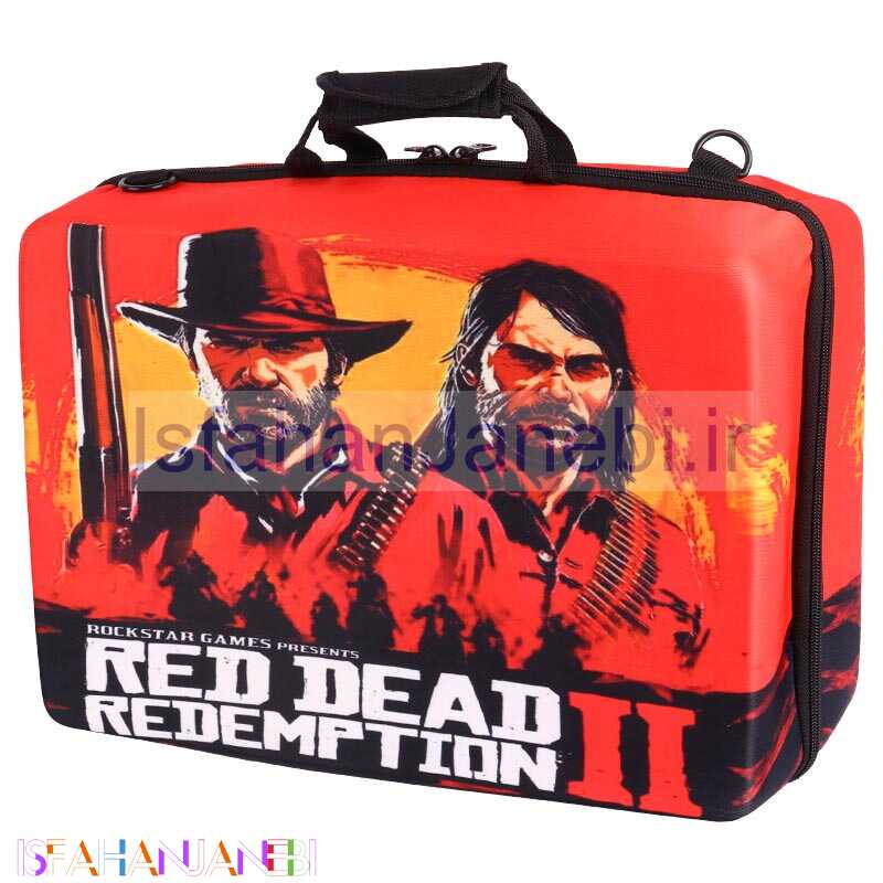 اصفهان جانبی-کیف کنسول بازی PS5 طرح Red Dead Redemption 2 کد 4