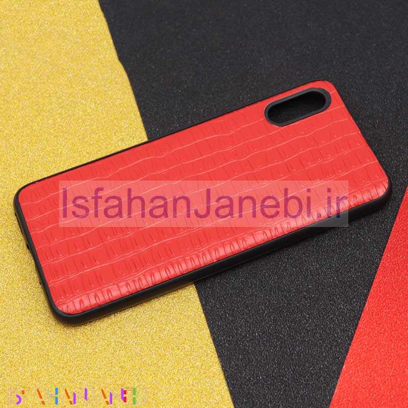 اصفهان جانبی-قاب چرمی پوست ماری Xiaomi Redmi 9A