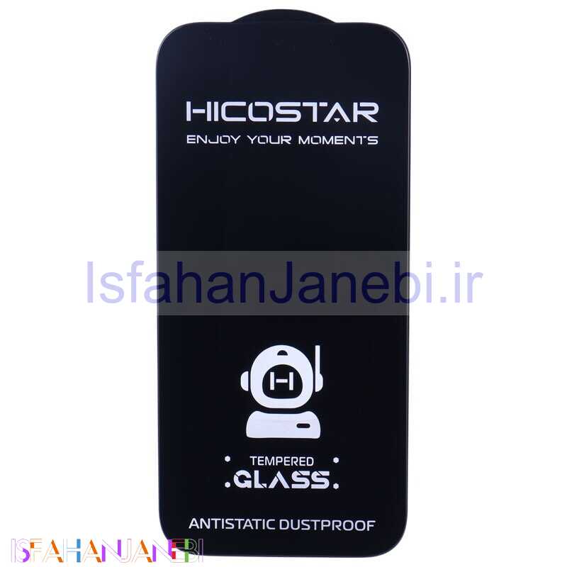 اصفهان جانبی-گلس آنتی استاتیک Hicostar Tempered آیفون iPhone 16 Pro