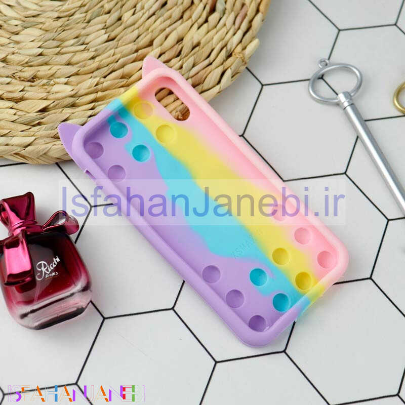 اصفهان جانبی-قاب اورجینال سیلیکونی آکواریومی Lucky Cat پاپیتی iPhone XS Max