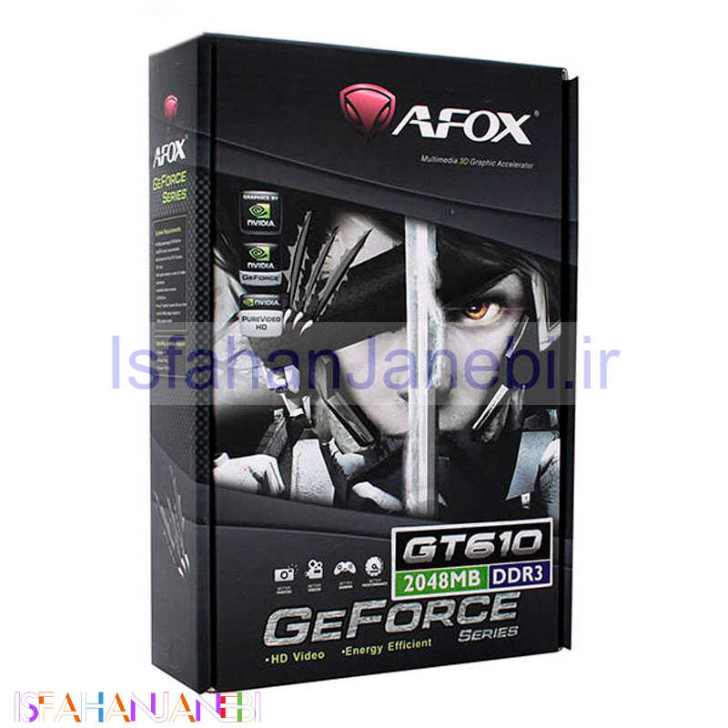 اصفهان جانبی-کارت گرافیک AFOX GT610 2GB DDR3 64Bit