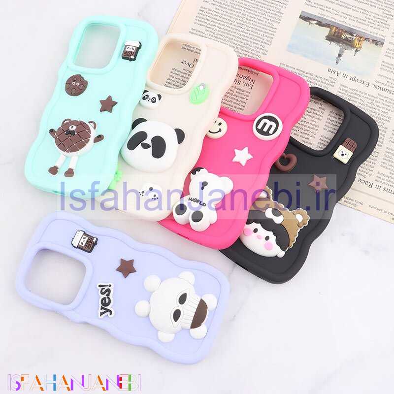 اصفهان جانبی-قاب موج دار شیائومی Poco M6 4G عروسک برجسته