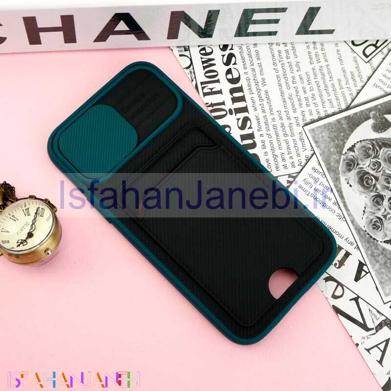 اصفهان جانبی-قاب ضد ضربه جاکارتی دار محافظ لنز کشویی کلاسیک iPhone 11 Pro