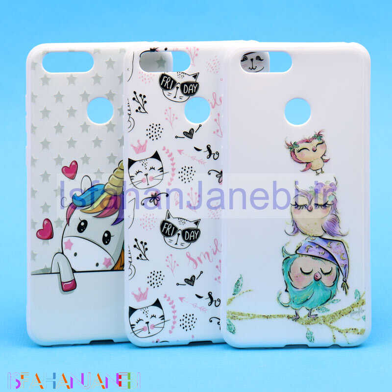 اصفهان جانبی-قاب فانتزی سفید طرح کارتونی هواوی Honor 7X