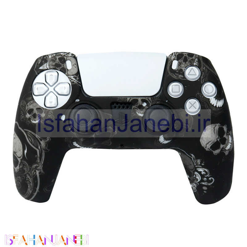 اصفهان جانبی-روکش دسته بازی PS5 طرح اسکلت مشکی