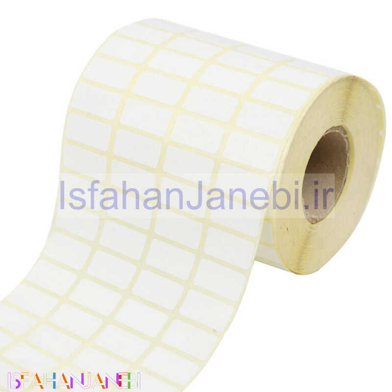 اصفهان جانبی-برچسب پرینتر لیبل زن 20*10 میلی متر 10000 عددی