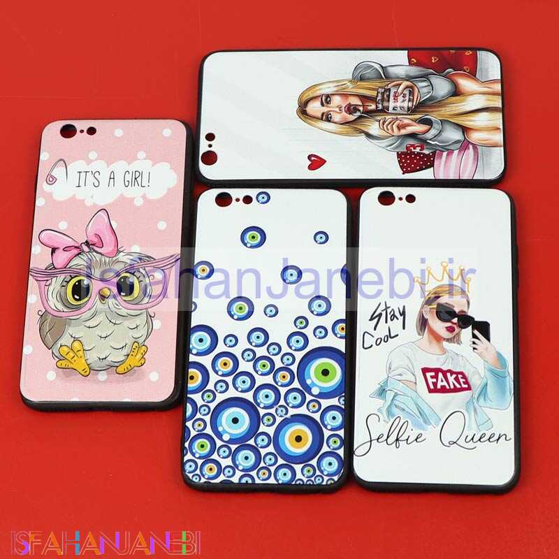 اصفهان جانبی-قاب فانتزی برجسته دخترانه آیفون iPhone 6 Plus سری 6