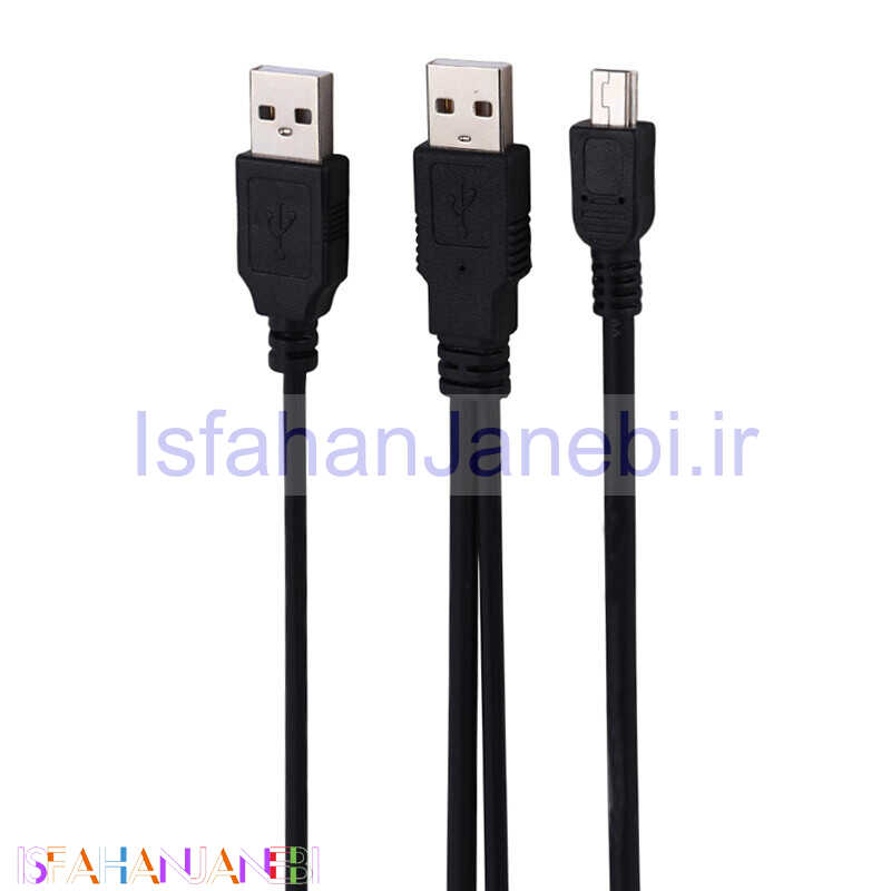 اصفهان جانبی-کابل مینی یو اس بی دی نت 2in1 طول 82 سانتی متر