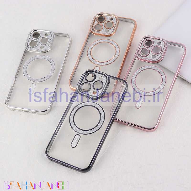اصفهان جانبی-قاب اکلیلی مگ سیف آیفون iPhone 16 Pro Max محافظ لنزدار