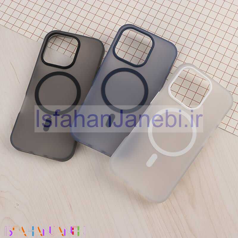 اصفهان جانبی-قاب ژله ای مگ سیف آیفون iPhone 16 Pro پشت مات