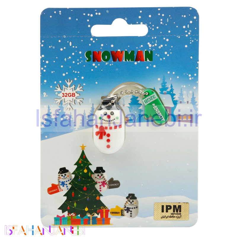 اصفهان جانبی-فلش عروسکی 32 گیگ ایکس انرژی X-Energy Snowman